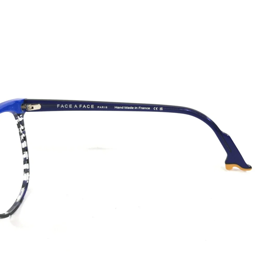 Bocca by Face A Face Eyeglasses Frames KAHLO 3 Col 2162 Flashy Blue 55-16-145